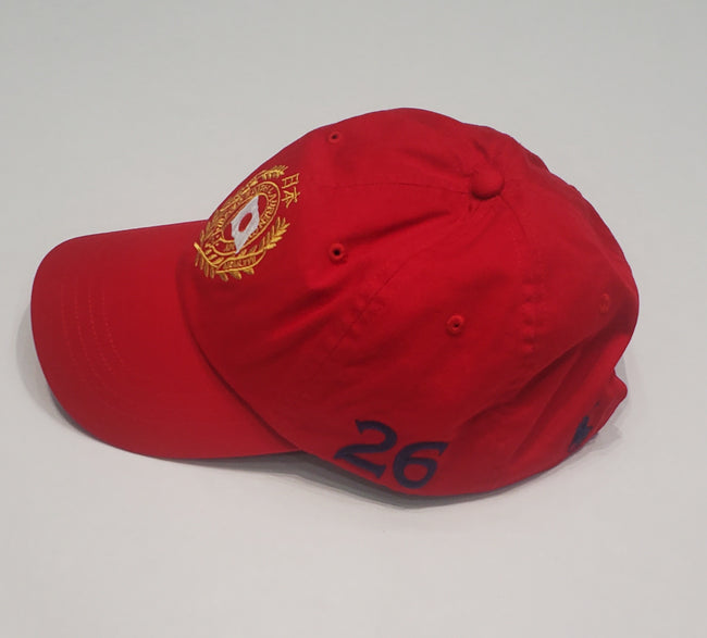 Nwt Polo Ralph Lauren Red Japan #26 Adjustable Strap Back Hat