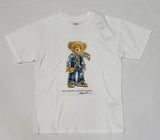 Nwt Polo Ralph Lauren Women's White Teddy Bear Tee