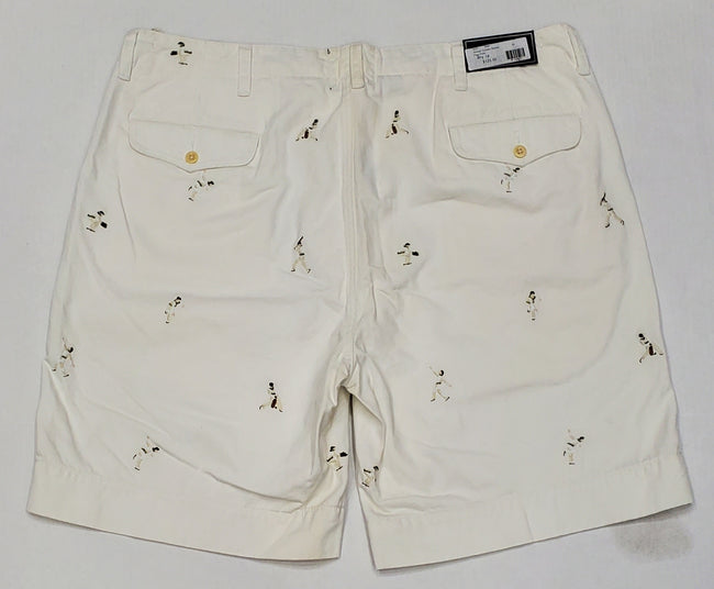 Nwt Polo Ralph Lauren Allover Embroidered Cricket Shorts