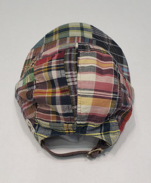 Nwt Polo Ralph Lauren Plaid Outdoor Expedition Patch Adjustable Hat