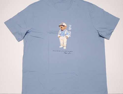 Nwt Polo Big & Tall Coastal Prep Style Bear Tee (Blue)