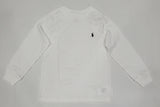 Nwt Kids Polo Ralph Lauren White Small Pony  L/S Tee (2T-7) - Unique Style