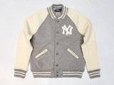 Nwt Polo Ralph Lauren Cream/Grey Yankees Wool Jacket