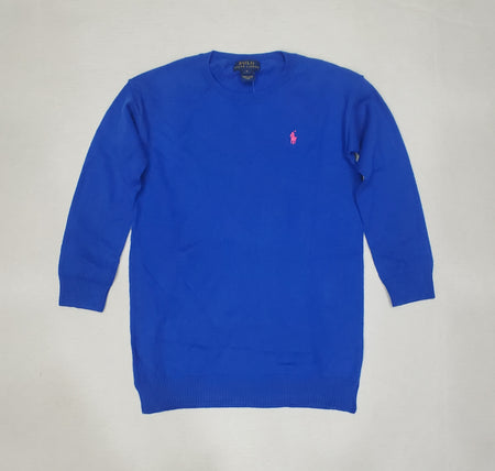 Nwt Polo Ralph Lauren Kids Royal Blue Fleece Sportsman Sweatshirt (8-20)