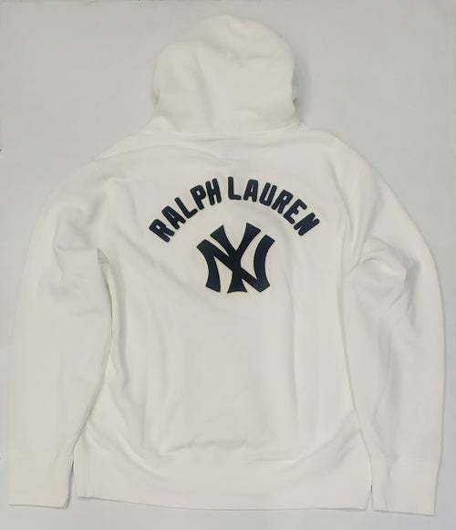 Nwt Polo Ralph Lauren White NY Yankees Hoodie