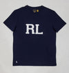 Nwt Polo Ralph Lauren Navy/White RL Tee