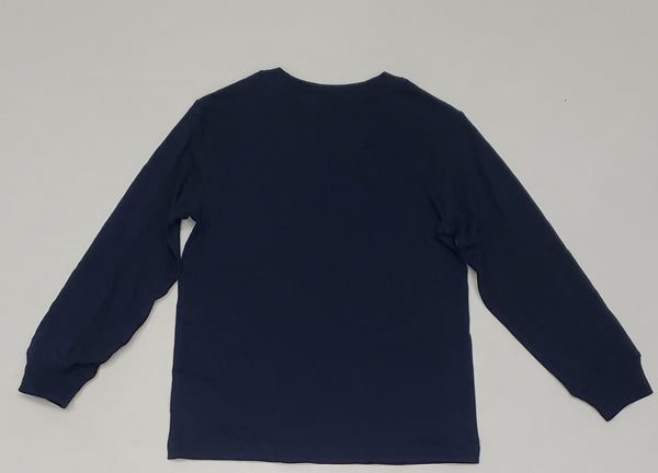 Nwt Kids Polo Ralph Lauren Blazer Bear Navy L/S Tee (2T-7T)