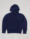 Nwt Polo Ralph Lauren Navy Blue/Green Small Pony Pullover Hoodie