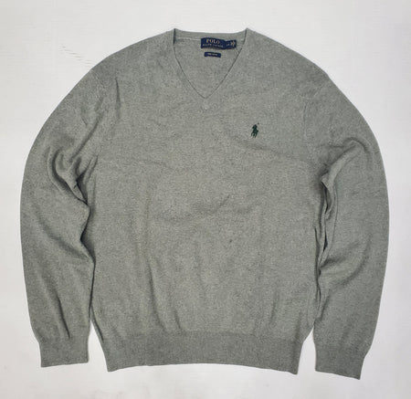 Nwt Polo Ralph Lauren Green Moose Suede Elbow Patches Mockneck Sweater