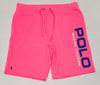 Nwt Polo Ralph Lauren Pink Spellout Shorts