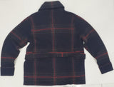 Nwt Ralph Lauren RRL Plaid Pattern Belted Jacket - Unique Style