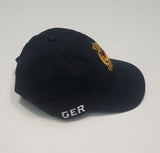 Nwt Polo Ralph Lauren Black Germany #26 Adjustable Strap Back Hat