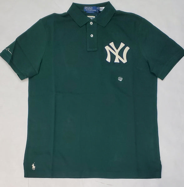 Nwt Polo Ralph Lauren Dark Green Yankees NY Classic Fit Polo