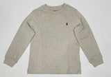 Nwt Kids Polo Ralph Lauren Grey Small Pony  L/S Tee (2T-7T) - Unique Style