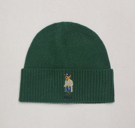 NWT Polo Ralph Lauren Green Heritage Polo Bear Skully - Unique Style