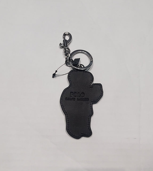 Leather Martini Bear Keychain - Unique Style