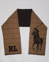 Nwt Polo Ralph Lauren Wool Blend Big Pony Scarf