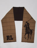 Nwt Polo Ralph Lauren Wool Blend Big Pony Scarf