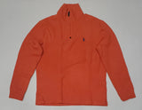 Nwt Polo Ralph Lauren Orange w/Blue Horse Half-Zip Sweater - Unique Style
