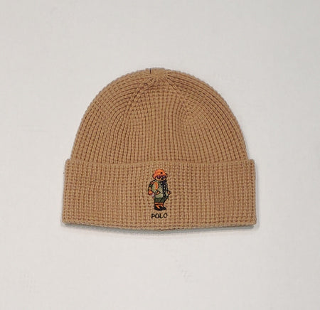 NWT Polo Ralph Lauren Khaki Hiker Polo Bear Skully - Unique Style