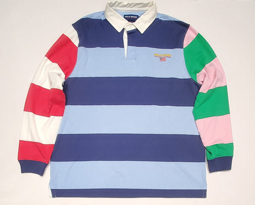 Nwt Polo Sport Spellout Stripe Classic Fit Rugby