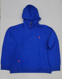 Nwt Polo Ralph Lauren Royal Blue/Orange Small Pony Pullover Hoodie