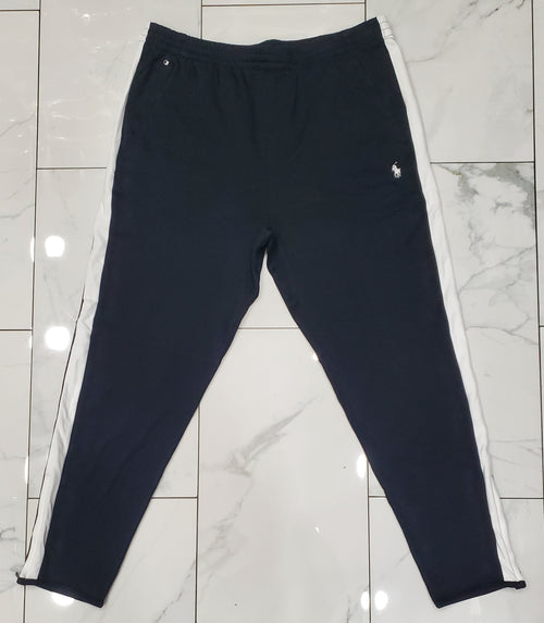 Nwt Polo Ralph Lauren Black/White with White Small Pony Track Pants - Unique Style