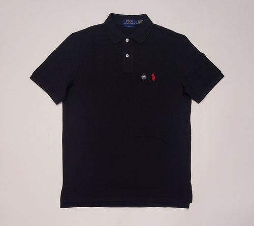 Nwt Polo Ralph Lauren Black w/ Red Small Pony Classic Fit Polo