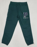 Nwt Polo Ralph Lauren Green/Navy 'P' Sweatshirt With Matching Joggers