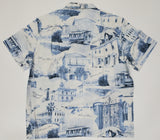 Nwt RRL Post Card Print Short Sleeve Button Up - Unique Style