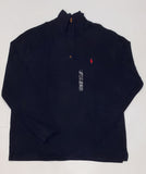 Nwt Polo Ralph Lauren Navy w/Red Horse Half-Zip Sweater