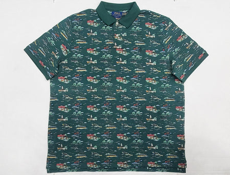 Nwt Polo Ralph Lauren Black Peace 67 Classic Fit Polo
