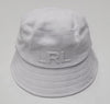 Nwt Ralph Lauren White LRL Cotton Bucket Hat - Unique Style