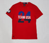 Nwt Polo Ralph Lauren Red Team USA 24' Tee