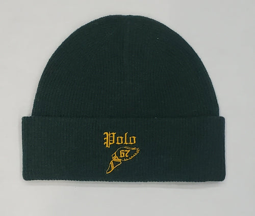 Nwt Polo Ralph Lauren Green Wing Foot  Skully
