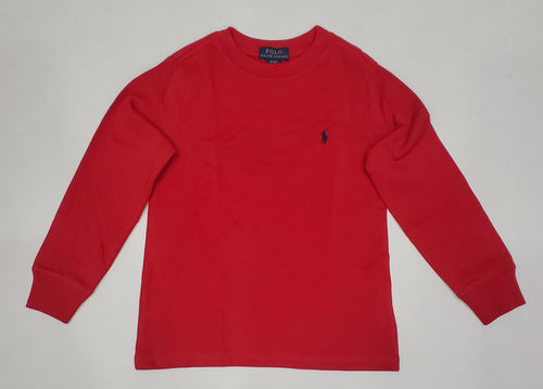 Nwt Kids Polo Ralph Lauren Red Small Pony  L/S Tee (2T-7T) - Unique Style
