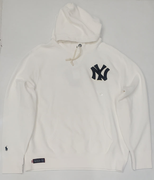 Nwt Polo Ralph Lauren White NY Yankees Hoodie