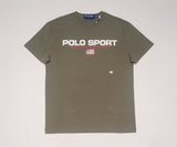 Nwt Polo Ralph Lauren Olive Spellout Classic Fit tee