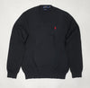 Nwt Polo Ralph Lauren Black V-Neck Small Pony Sweater - Unique Style