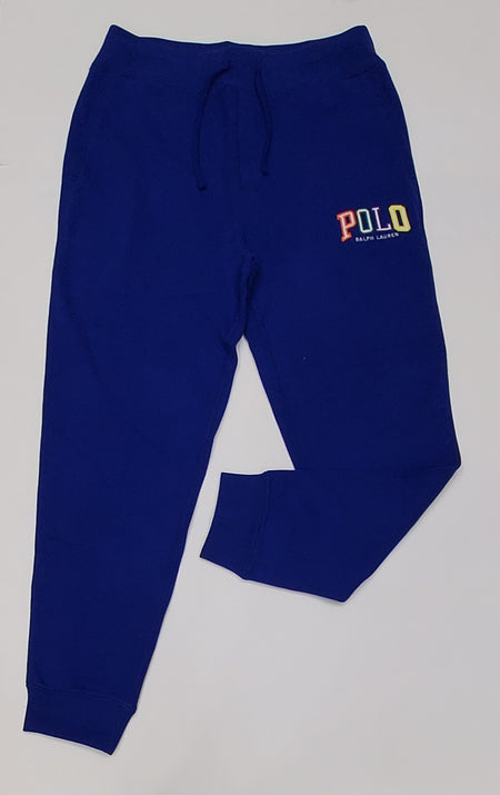 Nwt Polo Ralph Grey/Green Spellout Patch Joggers