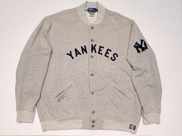 Nwt Polo Ralph Lauren Grey Yankees NY Cardigan