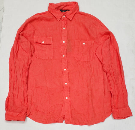 Nwt Polo Ralph Lauren Small Pony Faded Red Button Down