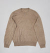 Polo Ralph Lauren Beige w/Beige Small Pony Wool Crewneck Sweater - Unique Style