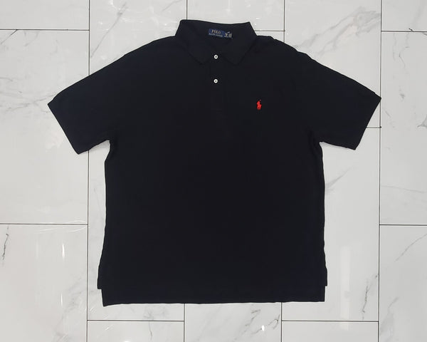 Nwt Polo Ralph Lauren Black Small Pony Big and Tall  Polo Shirt