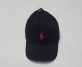 Nwt Polo Ralph Lauren Black Red Small Pony Hat - Unique Style