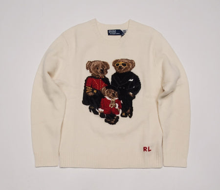 Nwt Polo Ralph Lauren Family Wool Cashmere Blend Teddy Bear Sweater - Unique Style