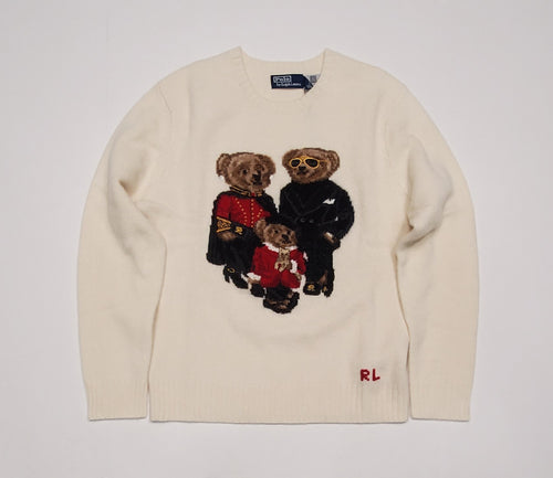 Nwt Polo Ralph Lauren Family Wool Cashmere Blend Teddy Bear Sweater - Unique Style