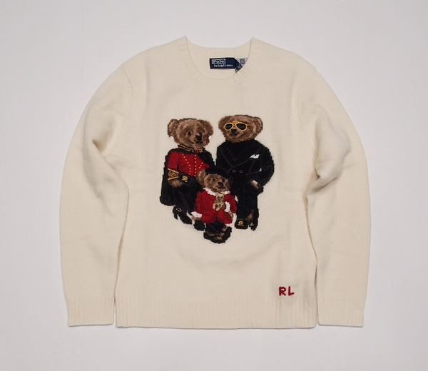 Nwt Polo Ralph Lauren Family Wool Cashmere Blend Teddy Bear Sweater - Unique Style