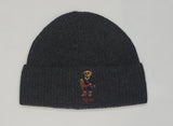 Nwt Polo Ralph Lauren Grey Snow Explorer Teddy Bear Skully