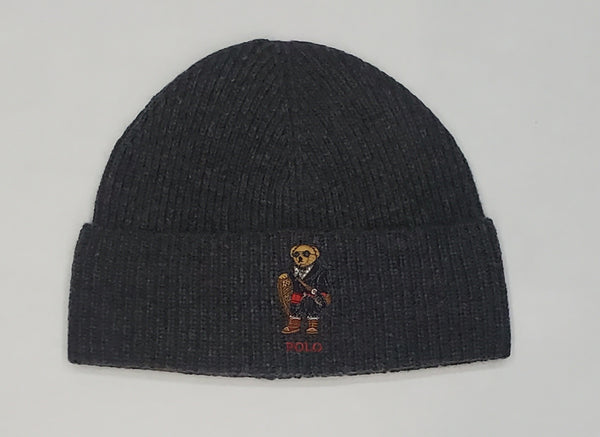 Nwt Polo Ralph Lauren Grey Snow Explorer Teddy Bear Skully